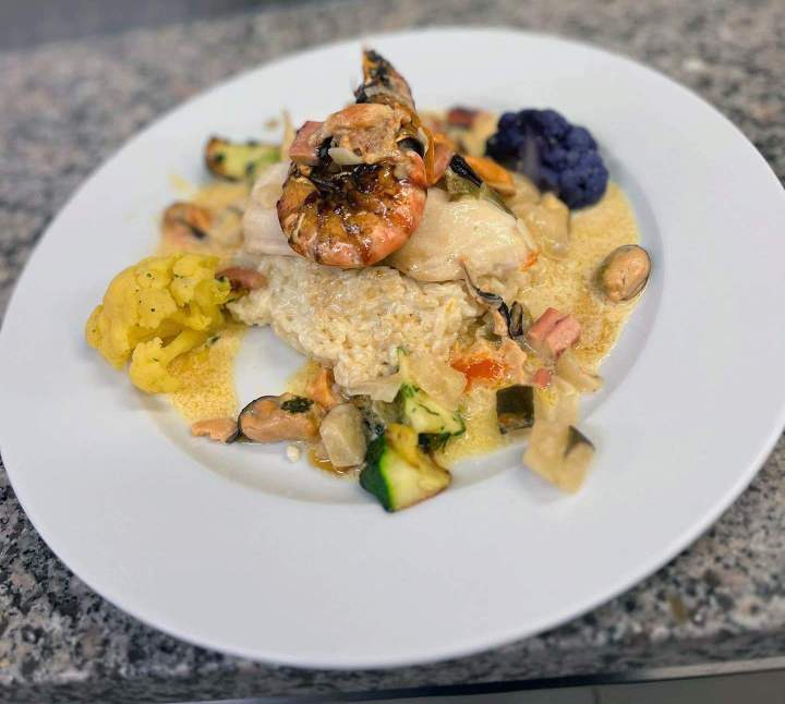 Risotto aux fruits de mer Tain-l'Hermitage
